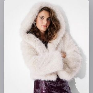 Faux fur coat